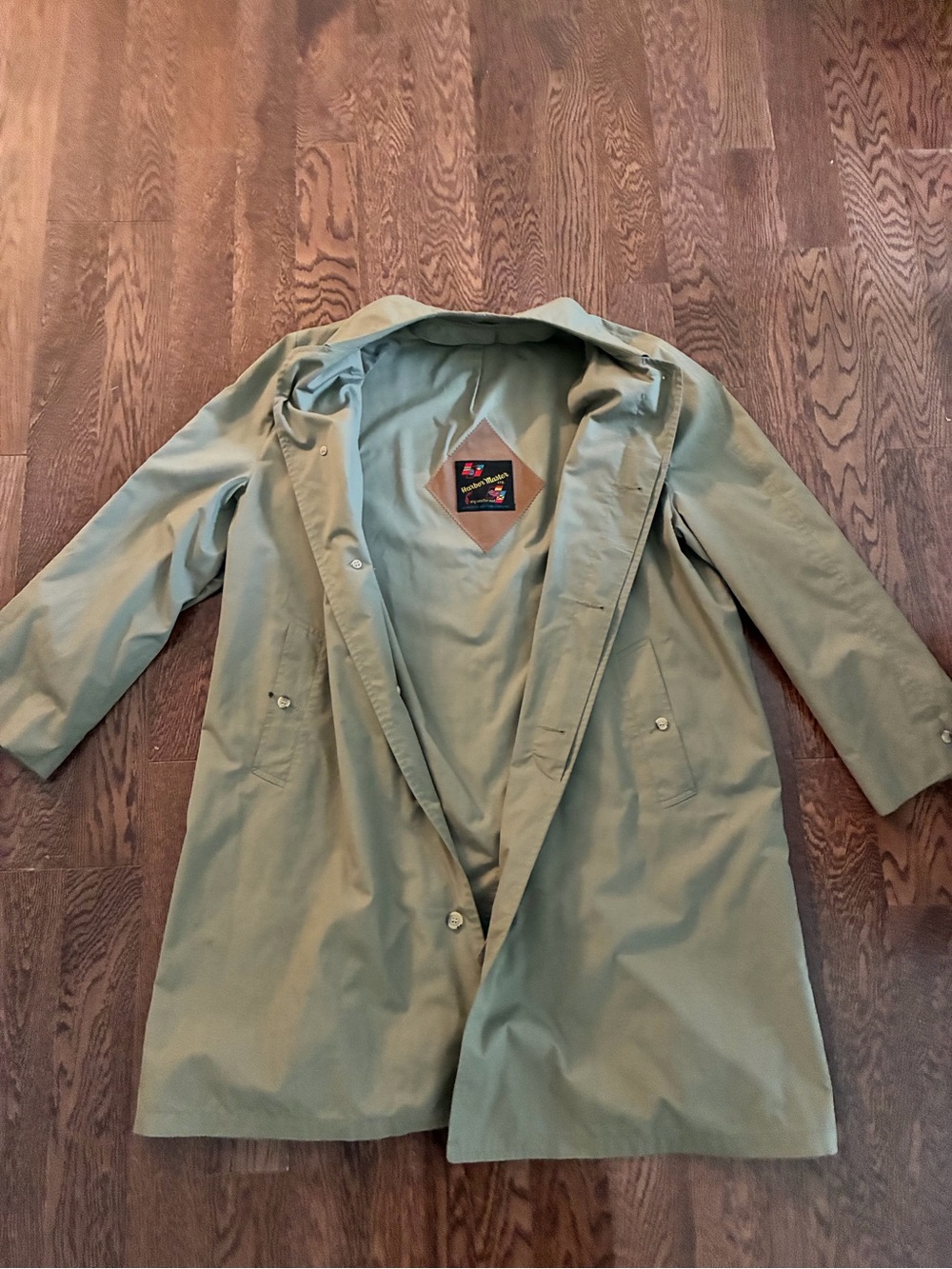 Vintage Harbor Master men's all weather trench coat